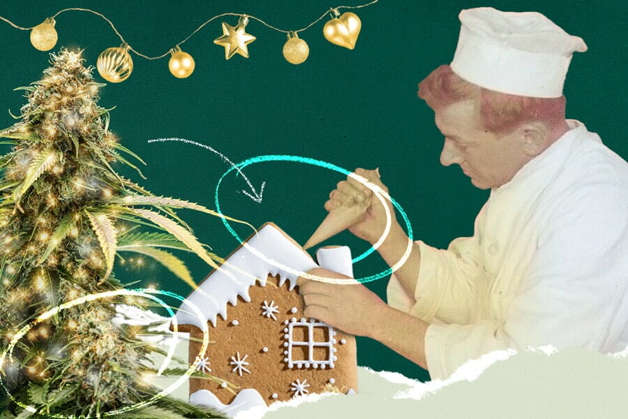 I migliori dolci alla marijuana per le feste natalizie